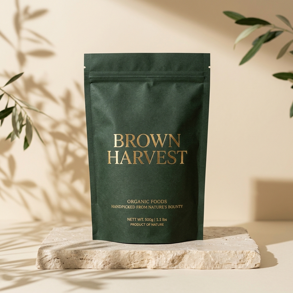 Brown Harvest Pouch